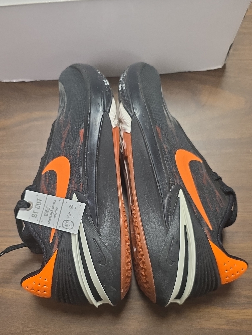 Nike Air Zoom GT Cut 2 TB Promo University Black Orange DJ6015-004 Women's 9 - Picture 6 of 11